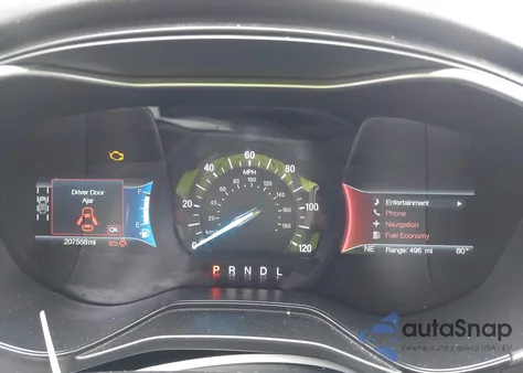 2019 Ford Fusion Hybrid Titanium z USA, uszkodzony, nr VIN 3FA6P0RU9KR243214